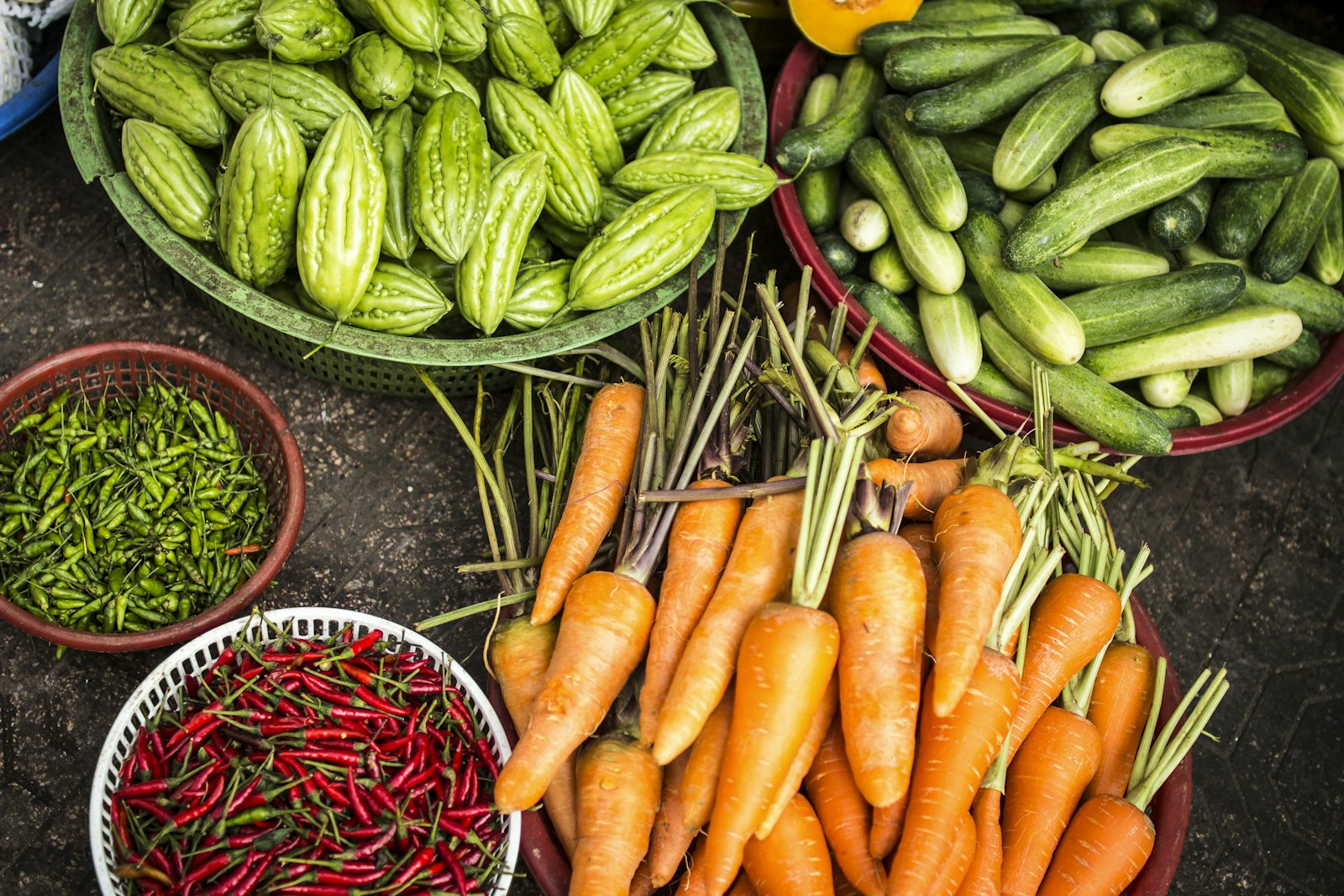 Productos del mercado local (imagen demo)